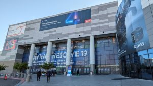 Photo of outside entrance to the NAB Show 2024