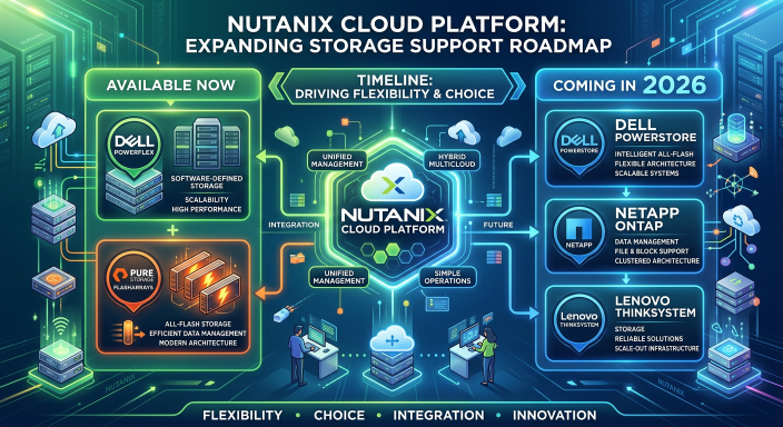 Nutanix’s Support for External Storage Systems Comes with Qualifications 1 NCP External Storage Supported April 2026 Revised
