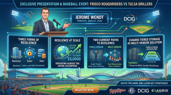 Resilience, not Data Protection, Is What Businesses Actually Need; DCIG Presents LIVE April 21 in Frisco, TX 1 Strat Storage DCIG RoughRiders Promo Blog Entry Image Proposed