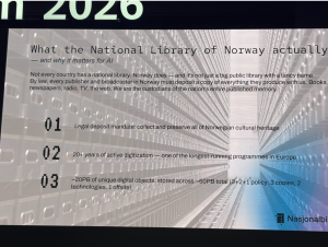 Data movement challenges encountered by the National Library of Norway